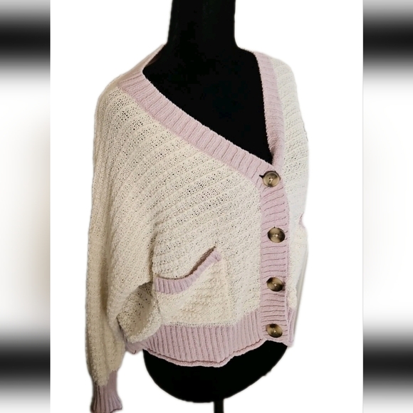 Madewell Womens Seabrook Spring Cottagecore Cardigan Sweater in Antique Cream M - Picture 4 of 13